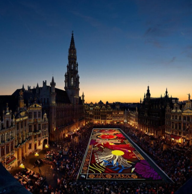 TAPIS DE FLEURS BRUSSELS